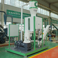 middle scale biomass pellet production line