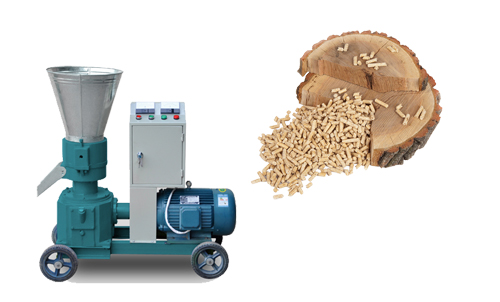 Sawdust biomass Wood pellet making machine for sale low price, Capacity:  300Kg/H